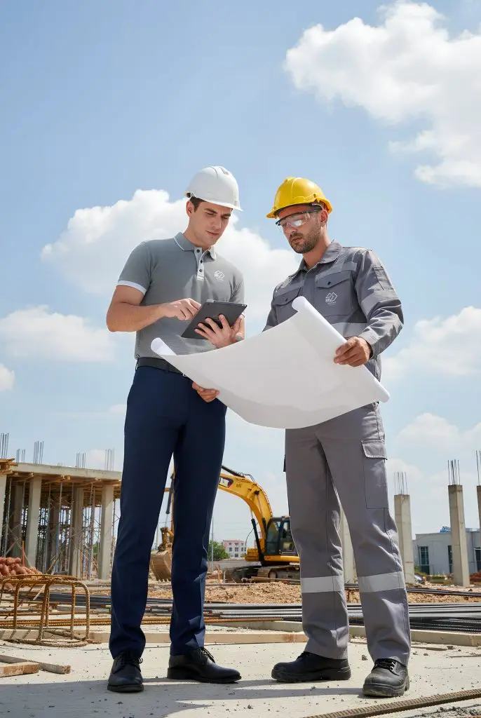 Construction_workers in site at discussion